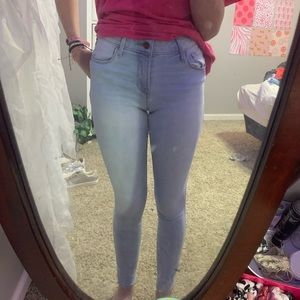 Old navy jeans. No stains. Light blue. only been worn once.